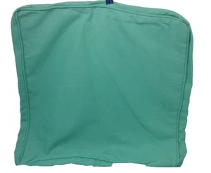 **SET OF 4** Hampton Bay Patio Cushion Slipcover 17x19x2 SeaGlass 100% Polyester - Picture 1 of 4