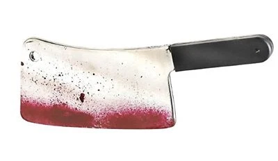 Bloody Cleaver - 17.5" - Realistic Prop - Cosplay - Costume Accessory - Image 1 of 2