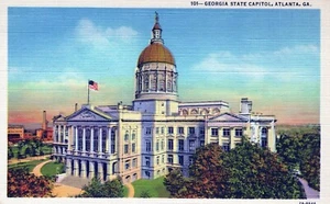 Atlanta Georgia State Capitol Postkarte - Bild 1 von 2