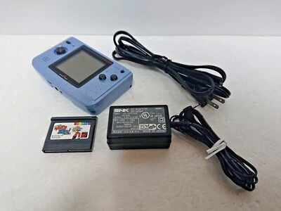 NeoGeo Pocket Color Console Blue TSUNAGETE PON  AC adapter SNK Japan  - Image 1 of 4