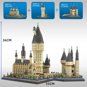 YZ Mini Bocks Hogwarts Castle Harry School Architecture Building Sets Bricks Toy - Picture 1 of 13