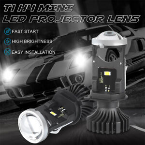 2x H4 9003 Bi-LED Mini Projector Lens 80W 8000LM Bulbs Headlight Kit Hi/Lo Beam