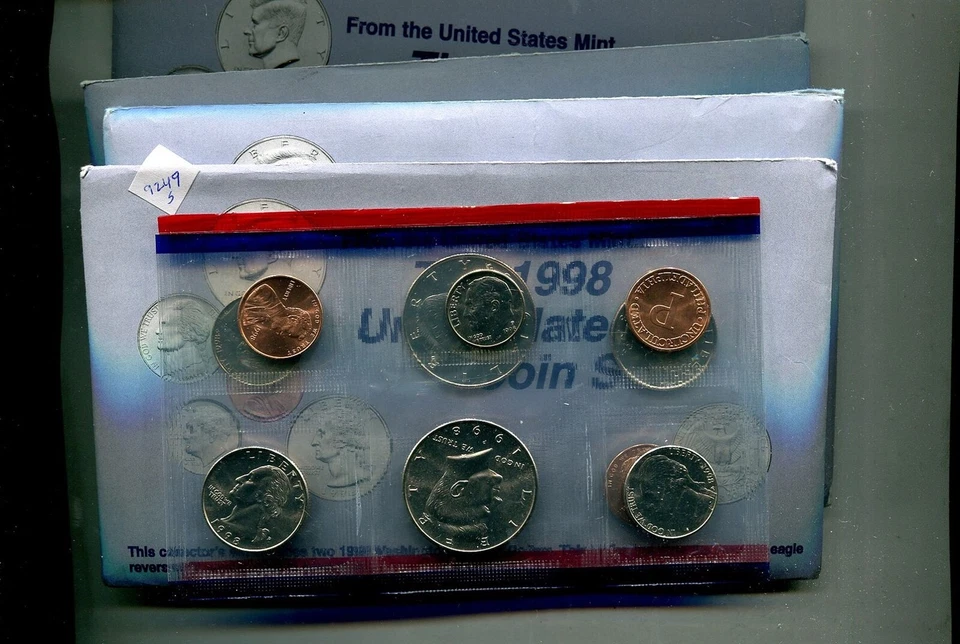 1998 P AND D UNITED STATES MINT SET LOT OF 5 ORIGINAL ENVELOPES - Image 1 of 1