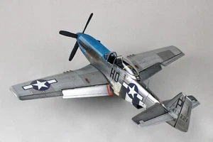 Pro built Scale model of the American aircraft P-51D Mustang. Kit by Airfix 1/48 - Imagen 1 de 14