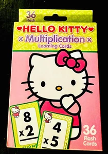 2012 Hello Kitty (Sanrio) 36 Math Multiplication Cards: Brand New: Never Opened - Picture 1 of 2