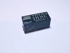 S4-L2-12V SDS RELAIS Polarized PCB Relay 12VDC 4PST-NO 4A 12-Pin 2 Coil Latching - Picture 1 of 4