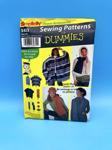 SIN CORTAR 2003 #5433 Simplicity Costura para Dummies Patrón - Poncho/bolso - Talla única - Imagen 1 de 4