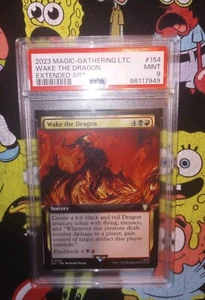 MTG Wake The Dragon Extended Art Lord Of The Rings LTR PSA 9 - Picture 1 of 1