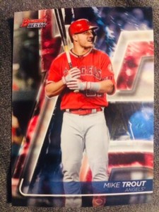 2020 Bowman's Best #2 Mike Trout Card Mint Condition 