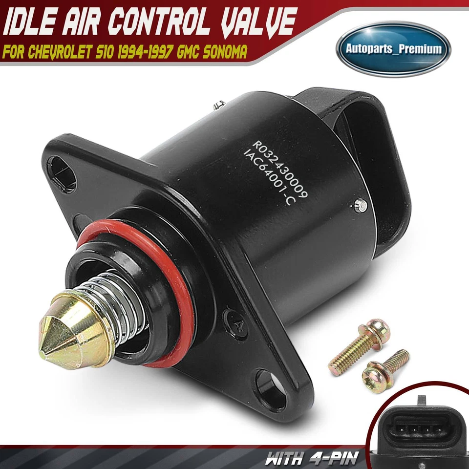 Válvula de control de aire de ralentí para Chevrolet S10 1994-1997 GMC Sonoma 1994-1997 Pontiac Foto 1 de 4