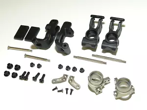 TLR04010 LOSI TLR 8IGHT-X ELITE BUGGY REAR HUBS CARRIERS ALUMINUM KNUCKLES PINS - Picture 1 of 1