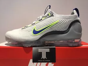 Nike Air Vapormax 2021 Flyknit ~ DC9394 100 ~ taglia UK 13 ~ euro 48,5 - Foto 1 di 6