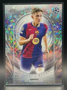 2024-25 Topps Cromo UEFA Gavi Oro Ultimate Stage FC Barcelona - Imagen 1 de 2