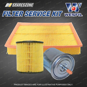 Wesfil Oil Air Fuel Filter Service Kit for Volvo S60 S80 XC70 2.3L 2.4L 2.5L
