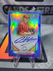 2014 Bowman David Holmberg Chrome Prospect AUTO Blue /150 (#BCAP-DH) - Picture 1 of 2