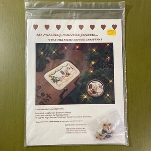 Noche Antes de Navidad Punto de Cruz Gráfico y Adorno Colección Amistad - Imagen 1 de 6