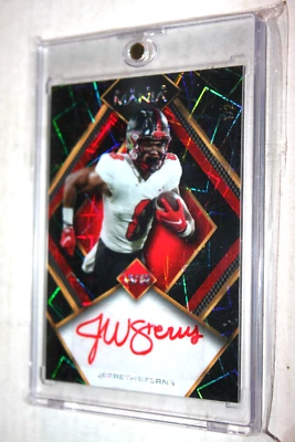 2022 Wild Card Auto Mania Jerreth Sterns 1/2 Black Lazers Board - Image 1 of 3