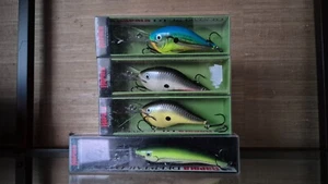 Rapala set of 4: Dives To DT-16: PGS PRT OLSL + Deep Tail Dancer TDD-11 EMR - Picture 1 of 3