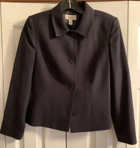 Talbots Petites 4 Blazer Black Tailored Fit Lined - Picture 1 of 5