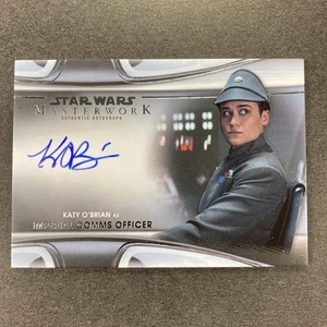 2021 Star Wars Masterwork MWA-KO Katy O'Brian Imperial Comms Officer Autograph - Imagen 1 de 3