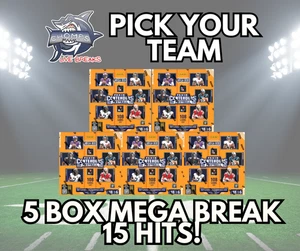 NEW YORK GIANTS 2024 Panini Contenders 5-Box Mega Break #1 - Picture 1 of 2