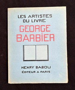 George BARBIER - Henry BABOU -Les Artistes du Livre - - Picture 1 of 14
