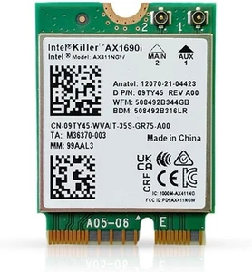 HighZer0 Electronics AX1690i Killer Series Upgraded WiFi 6E Adapter Bluetooth 5 - Zdjęcie 1 z 1