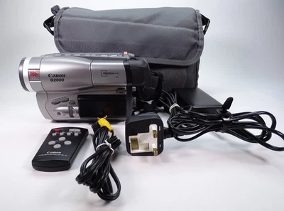 Vintage CANON G2000 CAMCORDER 8MM ANALOGUE VIDEO VIDEO-8 TAPE G2000E - Image 1 of 4
