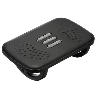 Foot Rest Stools Leg Rest Footrest with Roller Massager Home Black/Gray - image 1 of 4