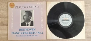 SAX 2346 ED1 SAMPLE Claudio Arrau Beethoven Piano Concerto no. 2 Columbia B/S - Picture 1 of 5
