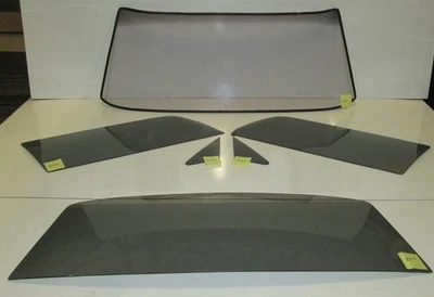 1969 1970 Ford Mustang Fastback vidro para-brisa porta quarto traseira cinza conjunto - Imagem 1 de 3