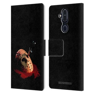 FRIDAY THE 13TH: THE FINAL CHAPTER KEY ART LEATHER BOOK CASE FOR NOKIA PHONES - Picture 1 of 7