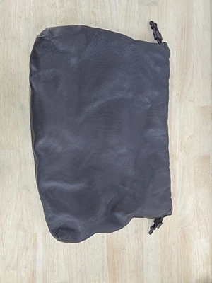 COS CAVATELLI CLUTCH BAG - 100% LEATHER, COS Large Pouch Bag, Color Chestnut - Image 1 of 4