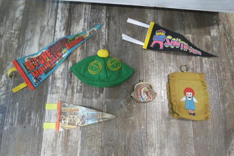 Lot of OLD Vintage Flet Banner and Memorabilia Cover