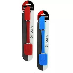 2 pc Double Sided Silicone Spatula Icing Spreader Baking Cooking Barbecue Icing - Picture 1 of 2