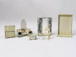 DINKY Spielzeug F Nr°102 Möbel Räume Schlafzimmer - Bild 1 von 7