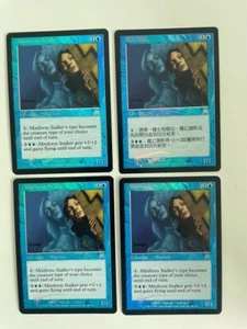 MTG 4X FOIL ONSLAUGHT MISTFORM STALKER NM CHINESE + ENGLISH MAGIC THE GATHERING - Picture 1 of 6