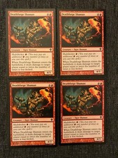 4x Deathforge Shaman |NM Worldwake | MTG Magic The Gathering Cards