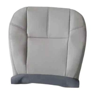 Front Driver or Passenger Side Bottom Seat Cover Compatible with Chevy Gray - Picture 1 of 8