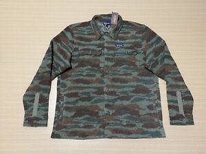 Patagonia Better Sweater Shirt Jacket Mens ~ XL ~ New w/ Tags Bear Witness Camo