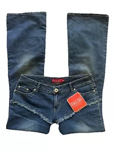 Face Off Bootcut Jeans Size 14 Vintage Y2K Low Rise - Picture 1 of 11