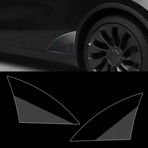 1pair Rear Door Panel Paint Protection Film Scratch Shield Fit For Tesla Model Y - Picture 1 of 4