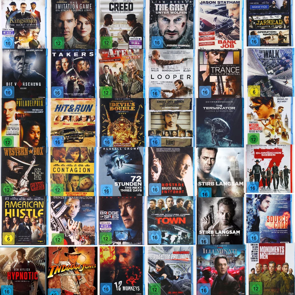 Bluray Filme Klassiker Action Thriller Shooter Blockbuster Sammlung Auswählen 2 - Bild 1 von 1