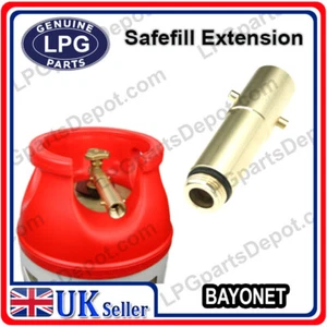 Safefill Composite gas Bottle UK BAYONET Extension Adapter LPG GPL - Picture 1 of 1