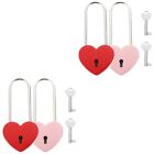  4 zestawy zamków miłosnych w kształcie serca bagaż mała kłódka miłośnicy podróży z kluczem