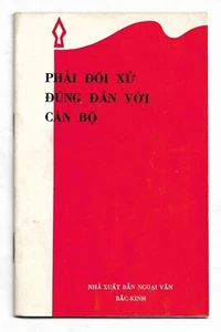 1967 Chairman Mao Booklet Vietnam War China Culture Revolution Book Vietnamese - Bild 1 von 5