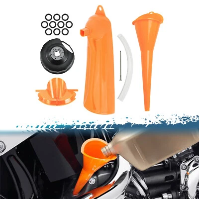 Drip-Free Oil Filter Crankcase Primary Case Funnel Filter Wrench Kit For Harley - Image 1 of 4