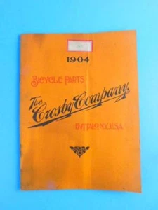 1904 Crosby Company Bicycle Parts Catalog Hard To Find - Picture 1 of 4