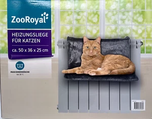 ZooRoyal Heizungsliege für Katzen Katzenbett Heizung 50x36x25cm Neu - Bild 1 von 1
