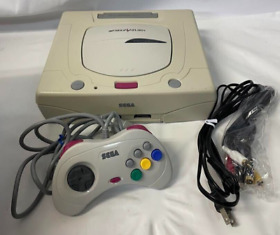 Sega Saturn WHITE Console HST-3220 Tested System -NTSC-J CD- AE64032625